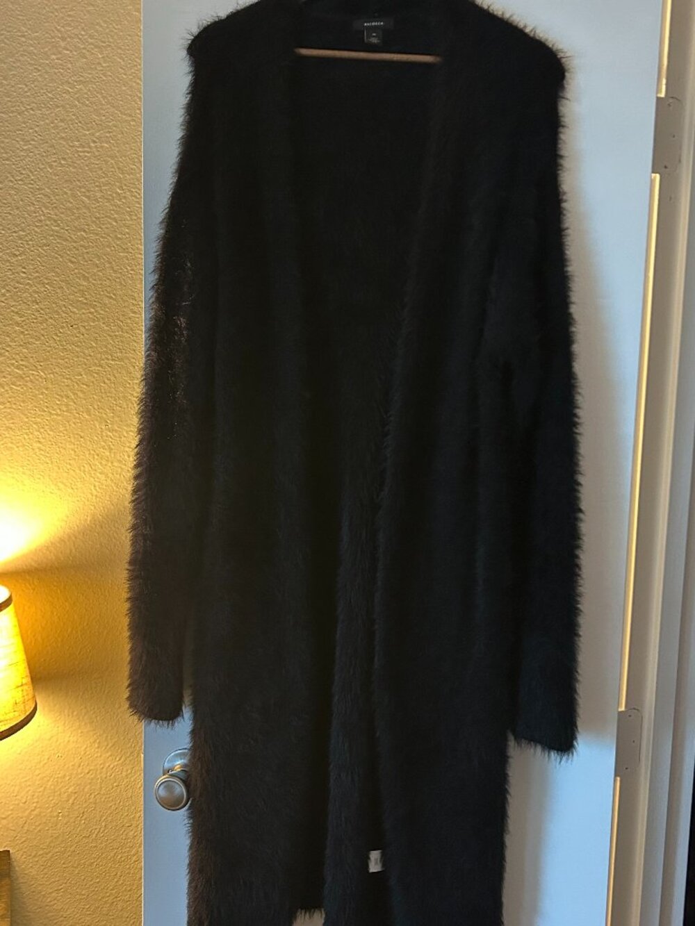 Halogen fuzzy eyelash long cardigan M